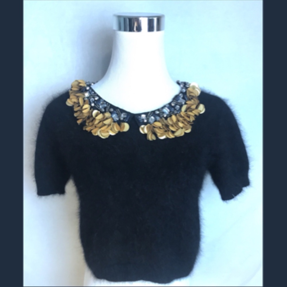 Cory Lynn Coulter Black Cashmere Blend  Sweater
